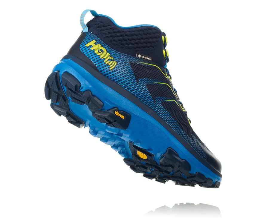 Sapatilhas Hoka One One Masculino Azul Marinho - Toa Gore-Tex - 325-CHYNRU